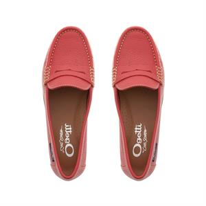 Carl Scarpa Verlie Leather Penny Loafers Red